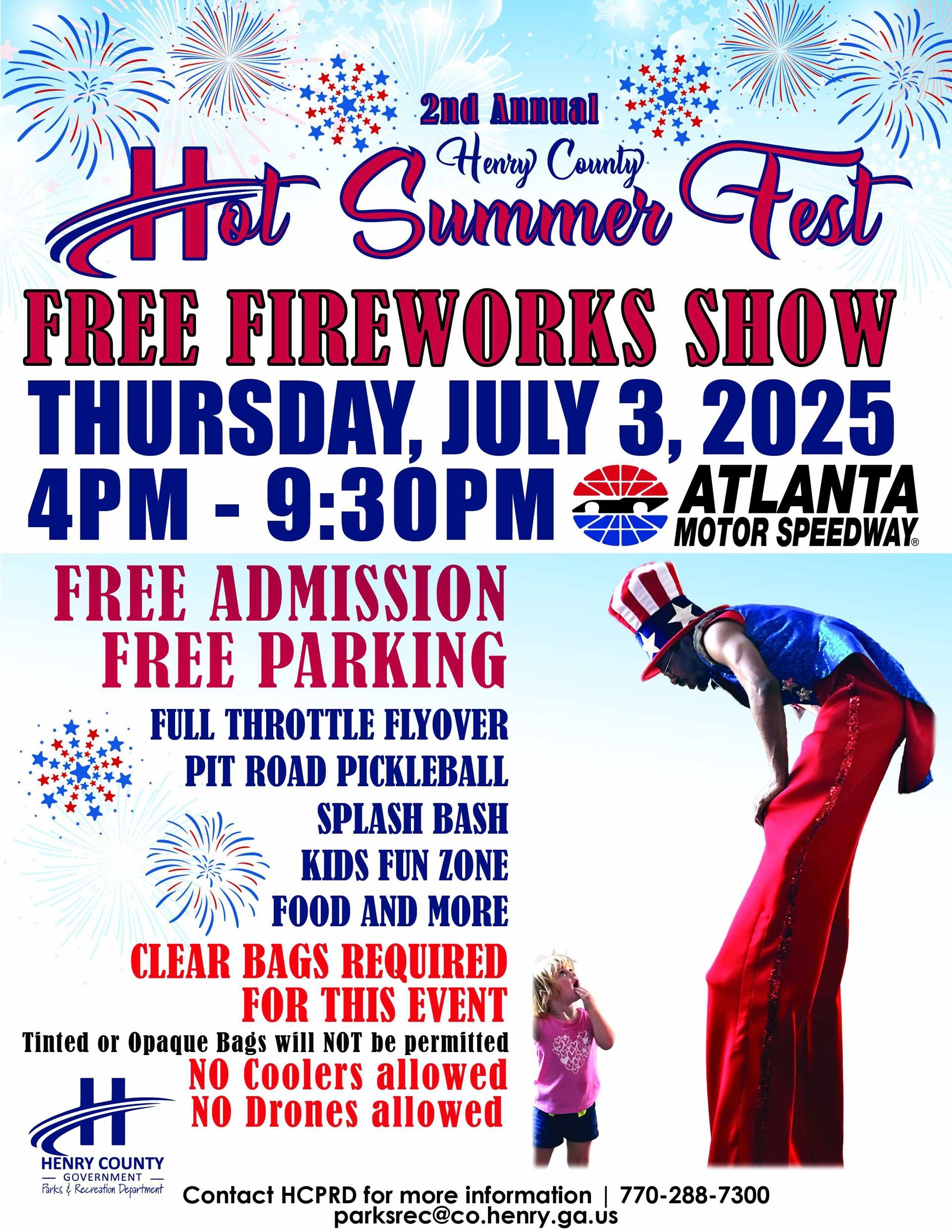 Independence Day Celebration : Hot Summer Fest 2025 Logo